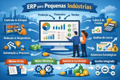 ERP para Pequenas Indústrias: Como Reduzir Custos e Aumentar o Lucro em Até 30%