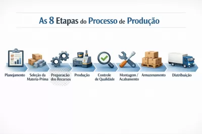 8 Etapas do Processo de Produção: Guia Completo para Iniciantes