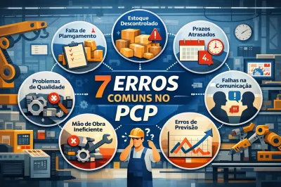 Erros comuns no Controle de Produção PCP e como evitá-los
