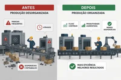Sequenciamento da Produção Eficiente: Menos Paradas, Mais Lucro