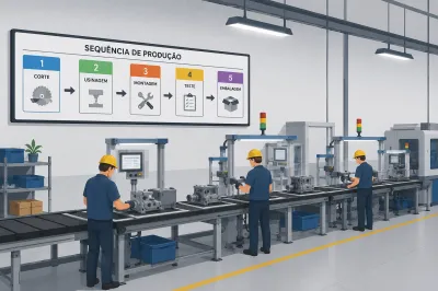 Sequenciamento da Produção: Ganhe Velocidade e Controle no Chão de Fábrica