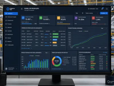Controle de Produção Industrial: Gestão de Ordens de Produção e Acompanhamento em Tempo Real