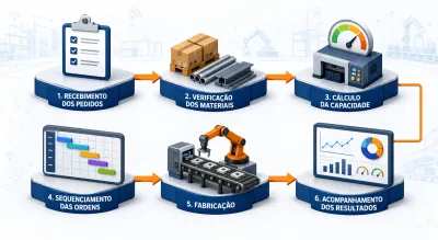 Programação da produção; puxada e empurrada: qual escolher?