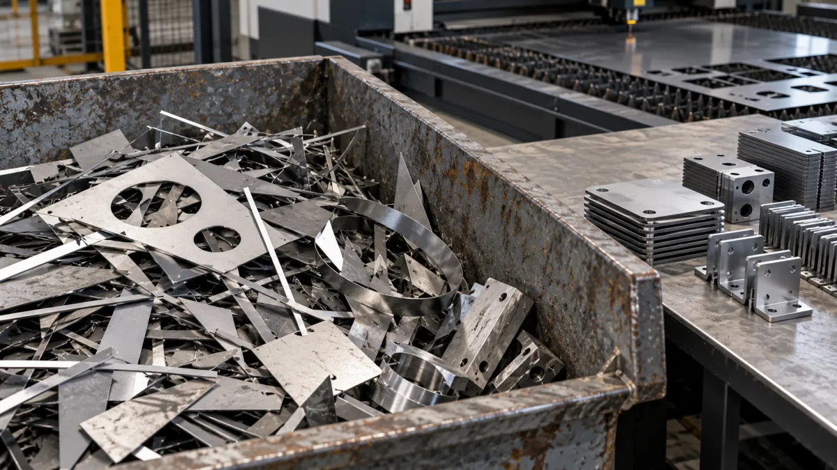 Sobras e desperdícios de materiais metálicos