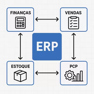 Sistema ERP x Sistema PCP: diferenças e quando aplicar cada um na gestão empresarial