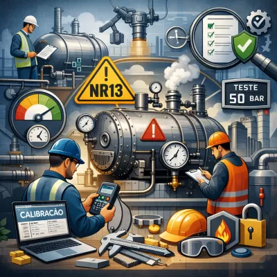 Como Escolher o Termômetro Bimetálico Ideal para Caldeiras e Vasos de Pressão