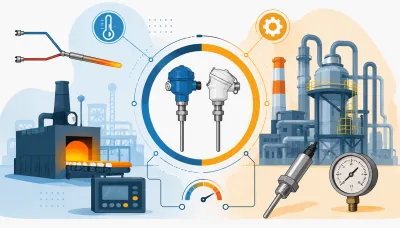 Termopar: Guia Completo da ITI Serviços sobre Funcionamento, Tipos, Aplicações e Diferenças para PT100