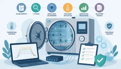 Qualificação Térmica de Autoclaves: Como Funciona e Quais Etapas Devem Ser Realizadas