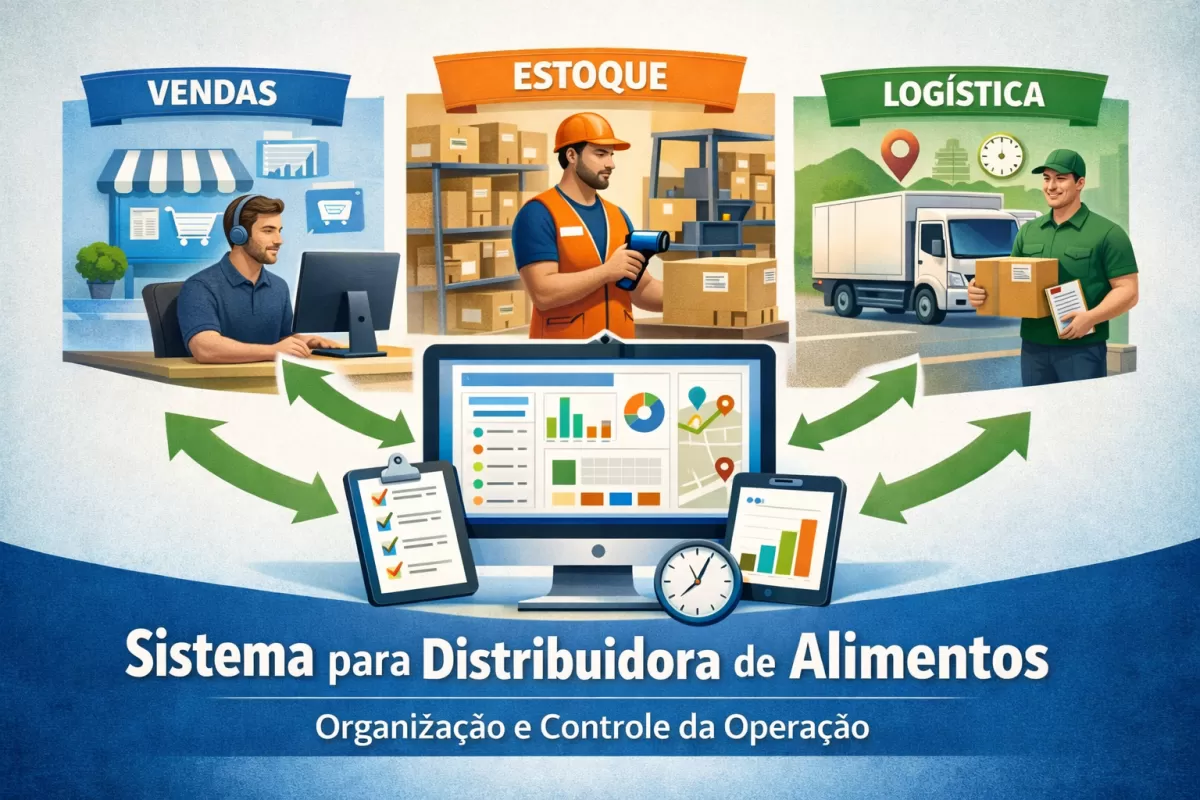 Sistema para Distribuidora de Alimentos: Como Organizar Vendas, Estoque e Entregas em um Só Lugar - AtacadistaPro