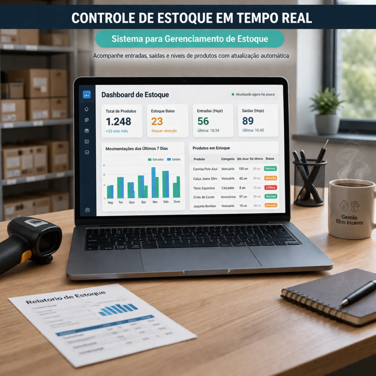 Sistema para Gerenciamento de Estoque: O Segredo Para Evitar Falta ou Excesso de Produtos - AtacadistaPro