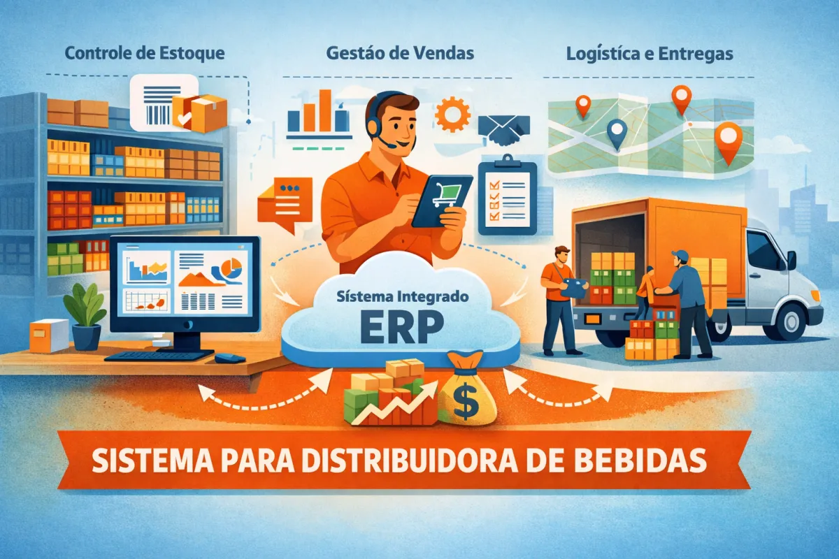 Sistema para distribuidora de bebidas: como controlar estoque, vendas e entregas em um só lugar - AtacadistaPro