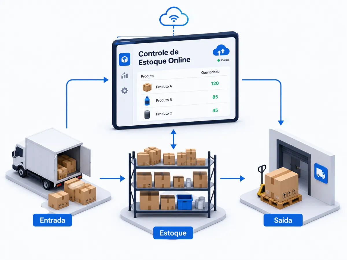 Controle de Estoque Online: Organize Seus Produtos e Venda Mais - AtacadistaPro