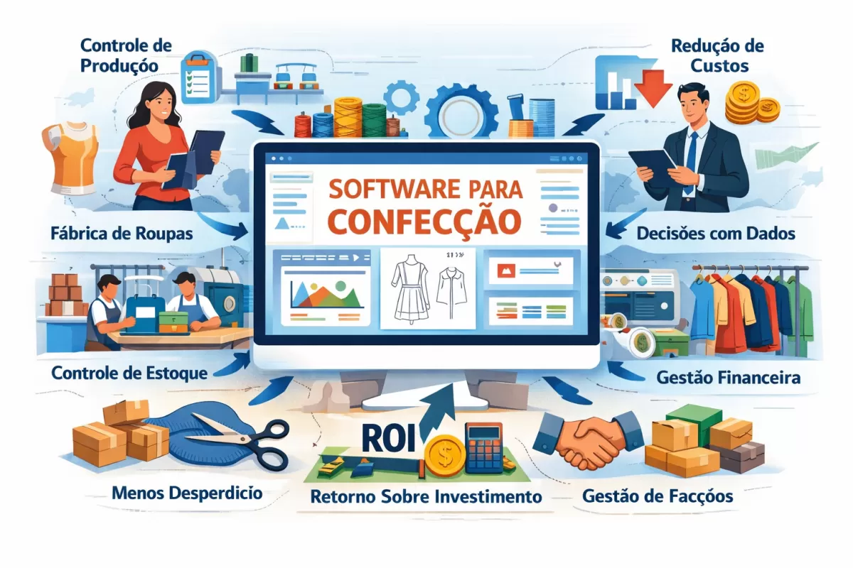 Como escolher o melhor software para confecção em 2026: guia completo para pequenas e médias empresas
