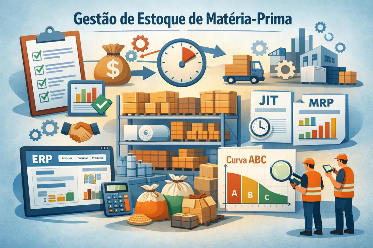 Estoque de Matéria-Prima: Guia Completo para Controle, Planejamento e Gestão Eficiente