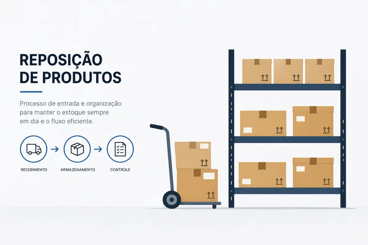 Controle de Estoque Entrada e Saída: O Método que Organiza Seu Negócio Rápido