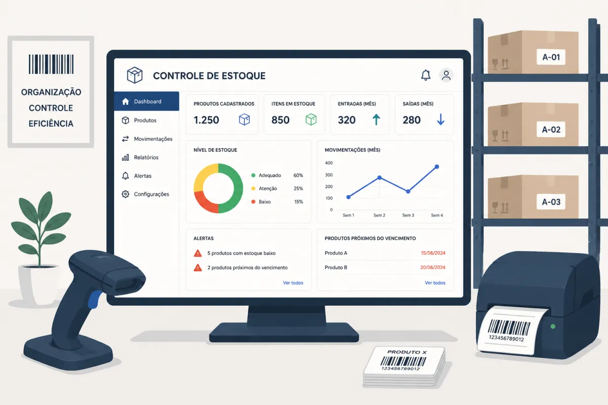 Controle de Estoque Sistema: Evite Falta de Produtos e Desperdícios