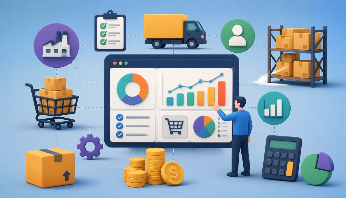 ERP Compras com Indicadores de Desempenho para Tomada de Decisão
