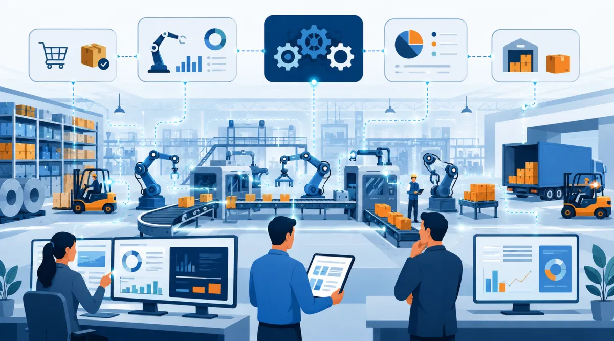 ERP Produção: Como um Sistema Integrado Melhora a Gestão Industrial