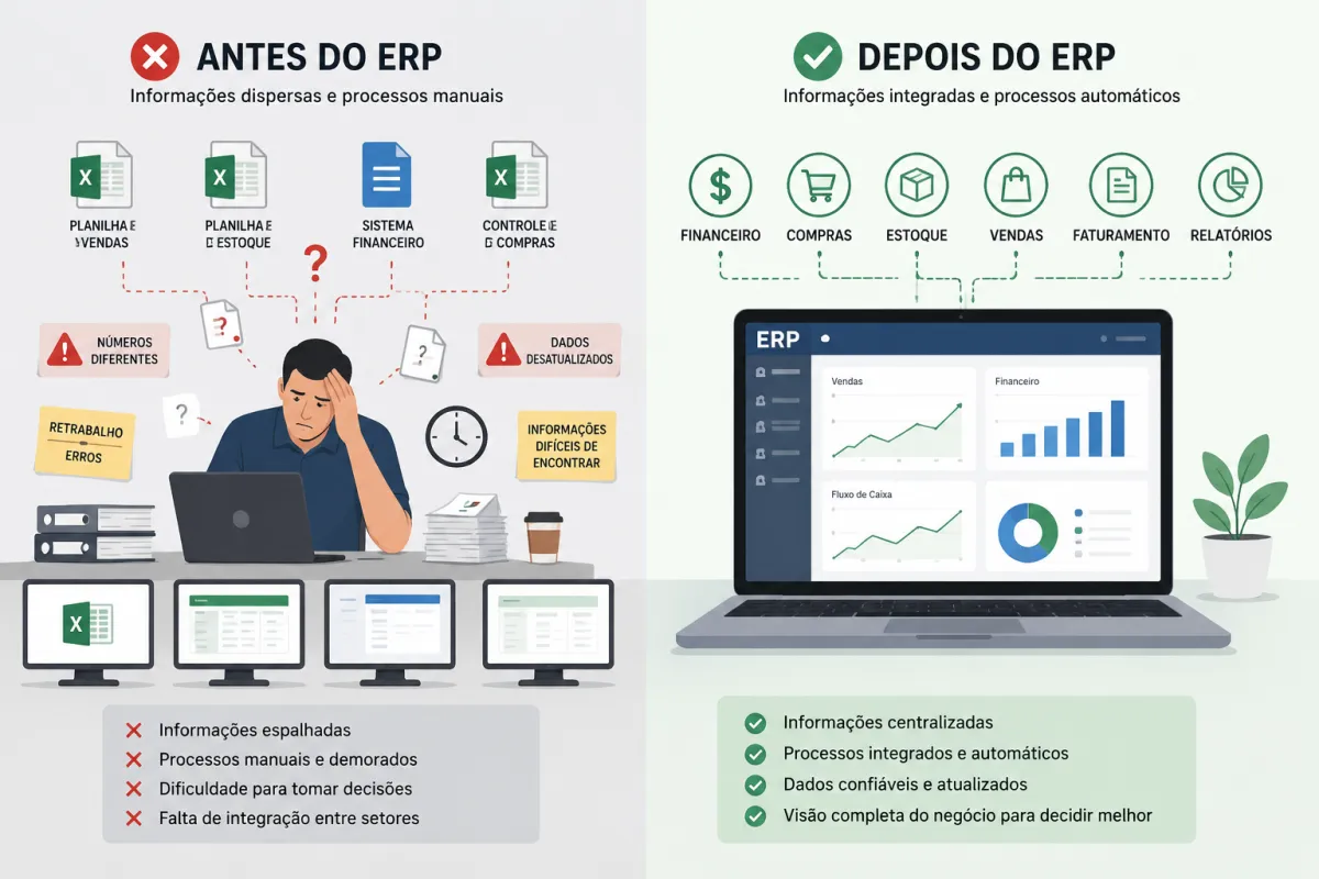 ERP de Gestão: 9 Sinais de Que Sua Empresa Precisa de Um