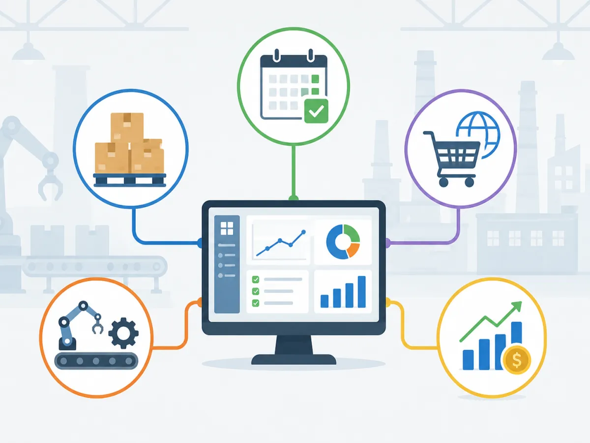 ERP Produção: Como Evitar Atrasos e Gargalos na Indústria