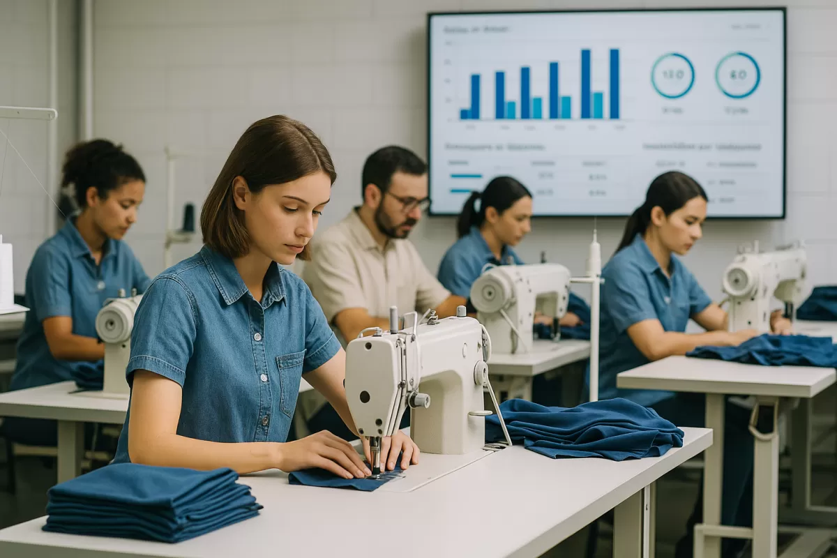 O papel do software para confecção no acompanhamento em tempo real da produção