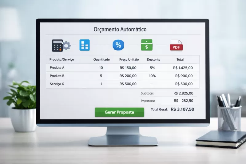 Sistema de Orçamento: Pare de Perder Vendas Por Demora