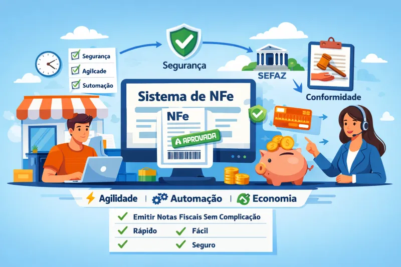 Sistema de NFe: como escolher a melhor opção para pequenas empresas em 2026