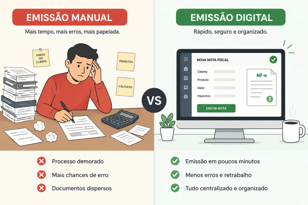 Pare de Perder Tempo: Use um Emissor de Nota em Minutos