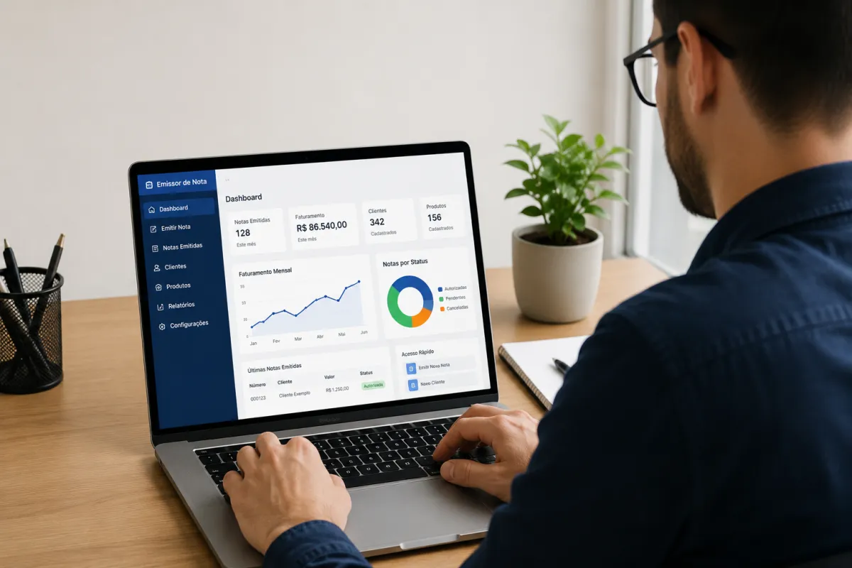 Emissor de Nota Profissional para Empresas Modernas