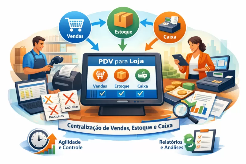 PDV para Loja Simples e Completo: Venda Mais e Evite Erros no Caixa