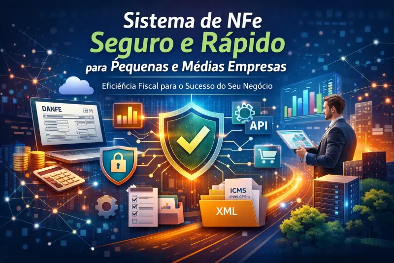 Sistema de NFe Seguro e Rápido para Pequenas e Médias Empresas