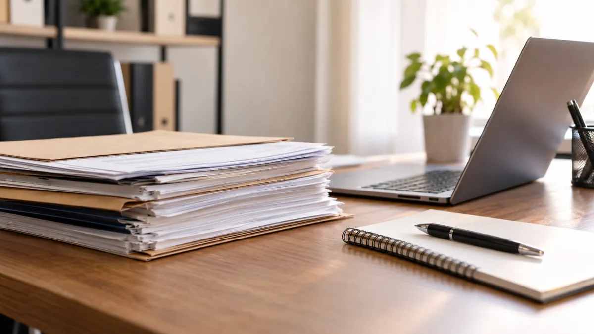 Espaço de trabalho organizado e acolhedor