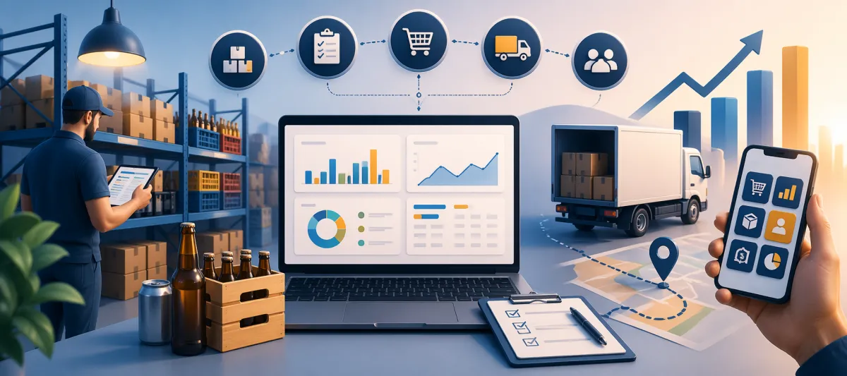 Tendências do Mercado: Por que Investir em um Sistema para Distribuidora de Bebidas em 2026