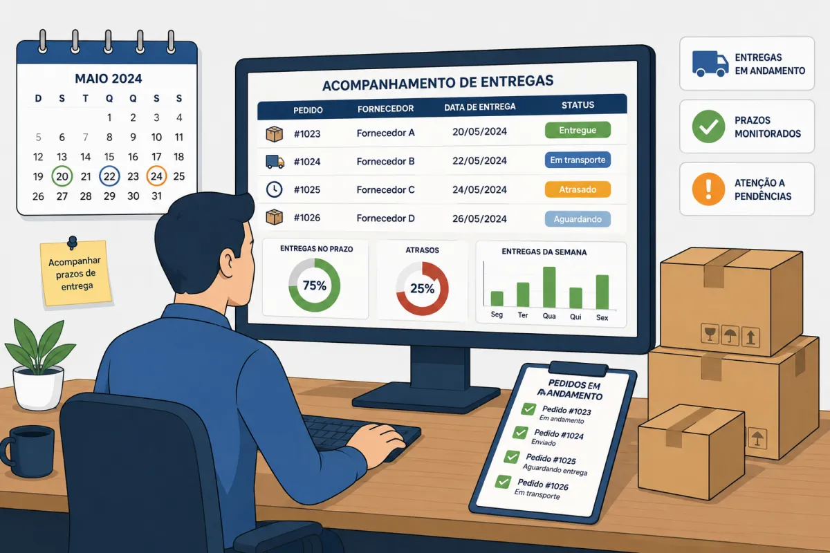 Controle de Fornecedores: Como Organizar Compras, Prazos e Pagamentos