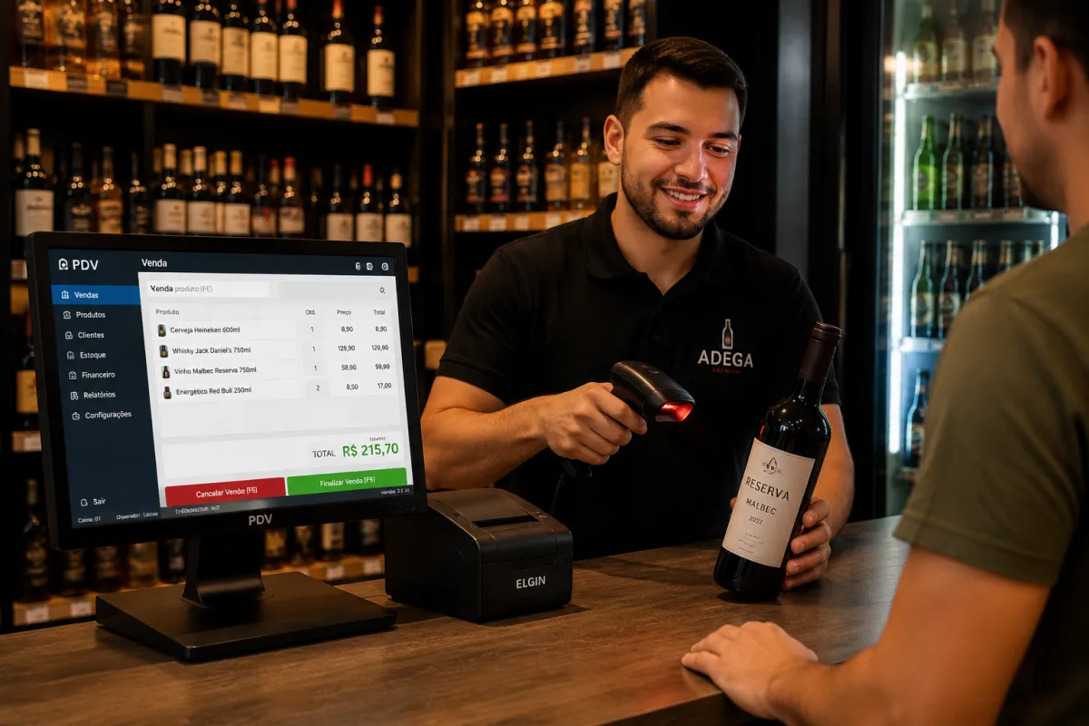 Melhor PDV Varejo Online para Adegas em 2026: Guia Completo