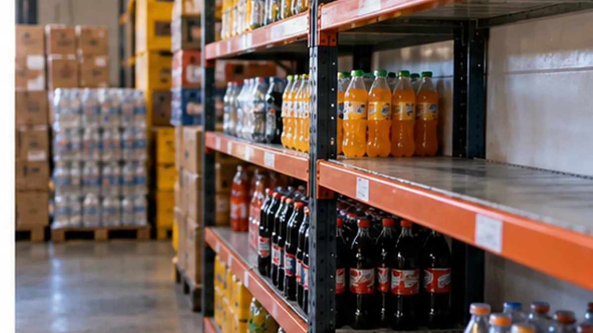 Redução no volume de compras