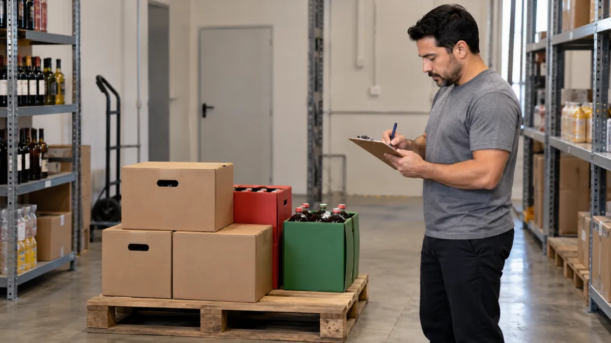Conferência de compras e estoque