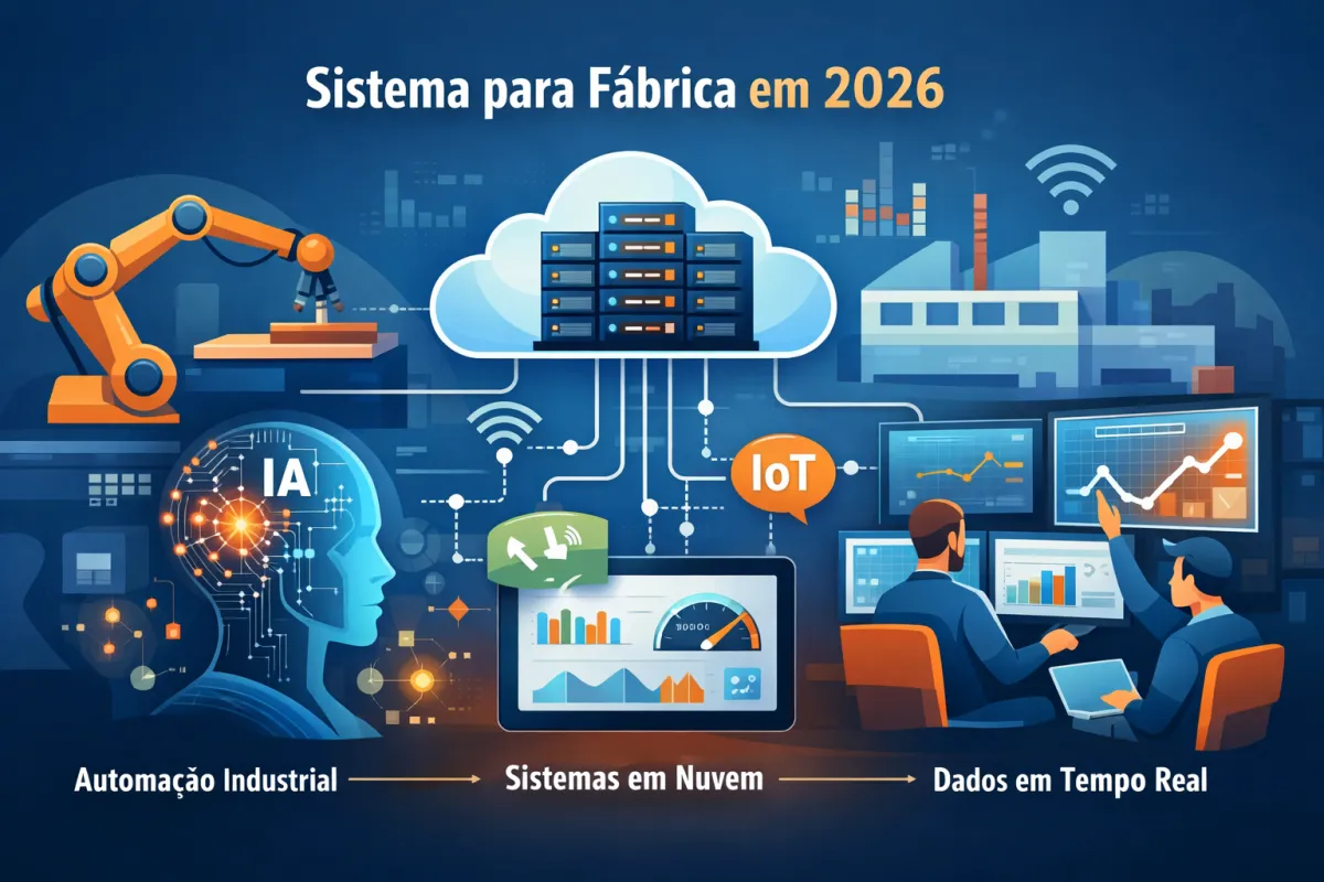 O Melhor Sistema para Fábrica em 2026: Guia Completo para Escolher Sem Erro