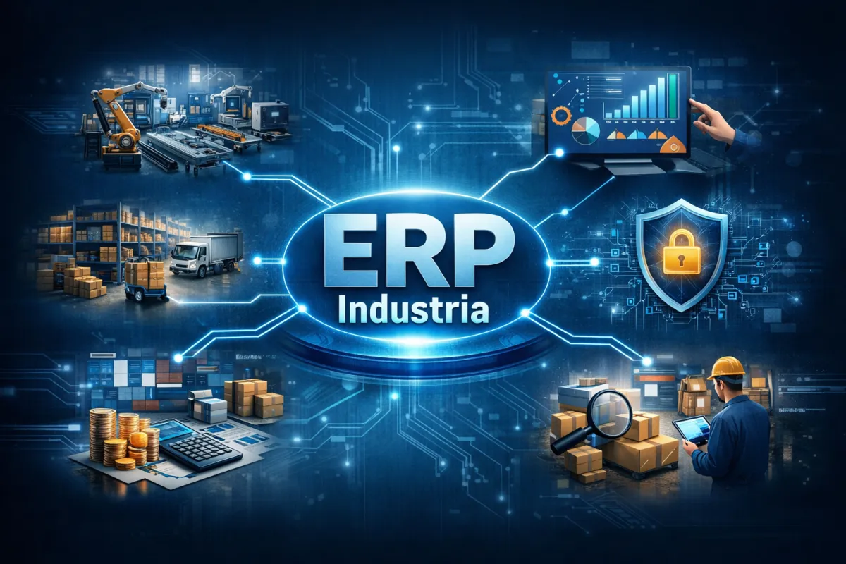ERP industria: controle total da produção em poucos cliques