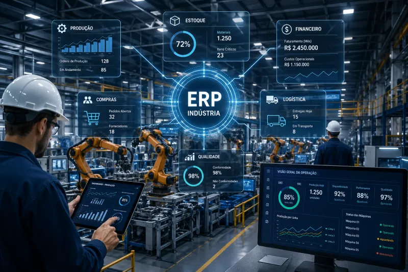 ERP Industria: Veja Como Implementar Sem Complicar