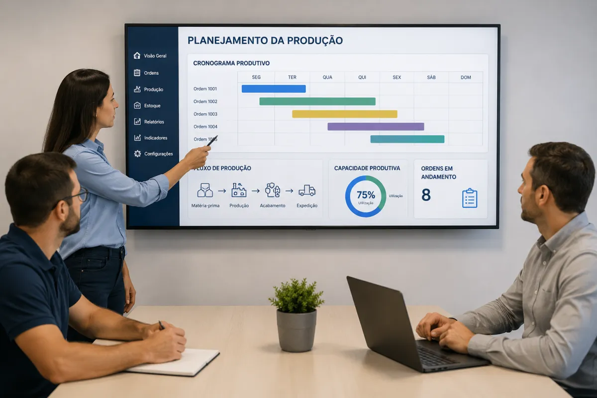 Aumente a Produtividade da Sua Fábrica com um Software de Produção