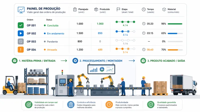 Software de Produção: 7 Benefícios que Podem Transformar Sua Fábrica